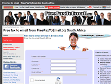 Tablet Screenshot of freefaxtoemail.biz